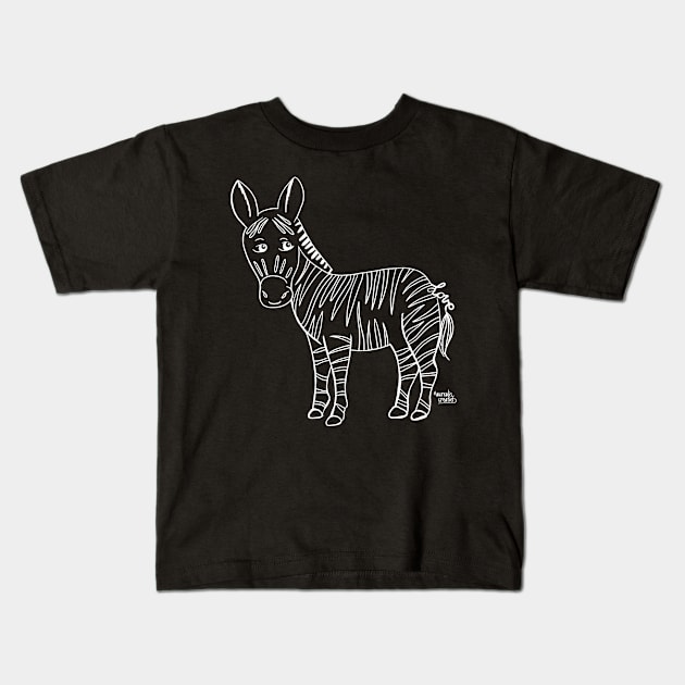 Zebra love - love animals Kids T-Shirt by Aurealis